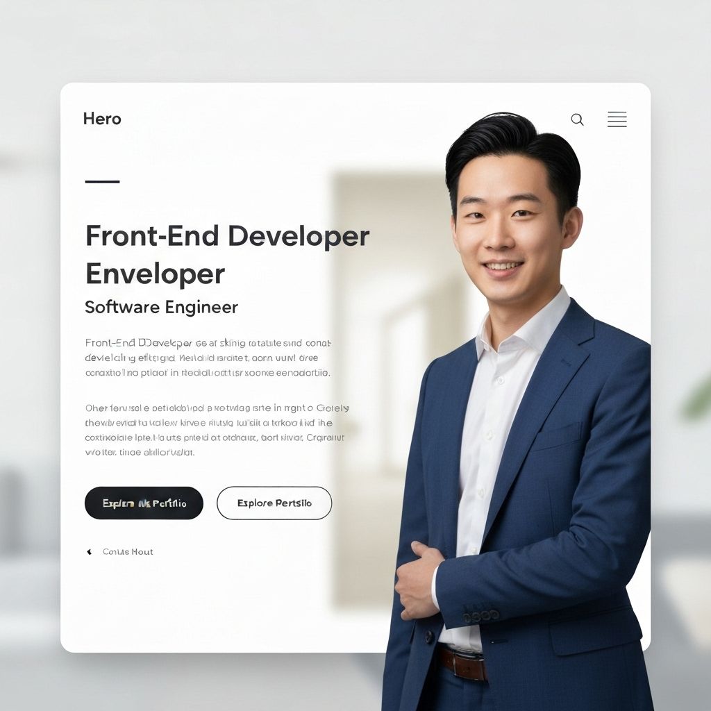 Personal portfolio website preview