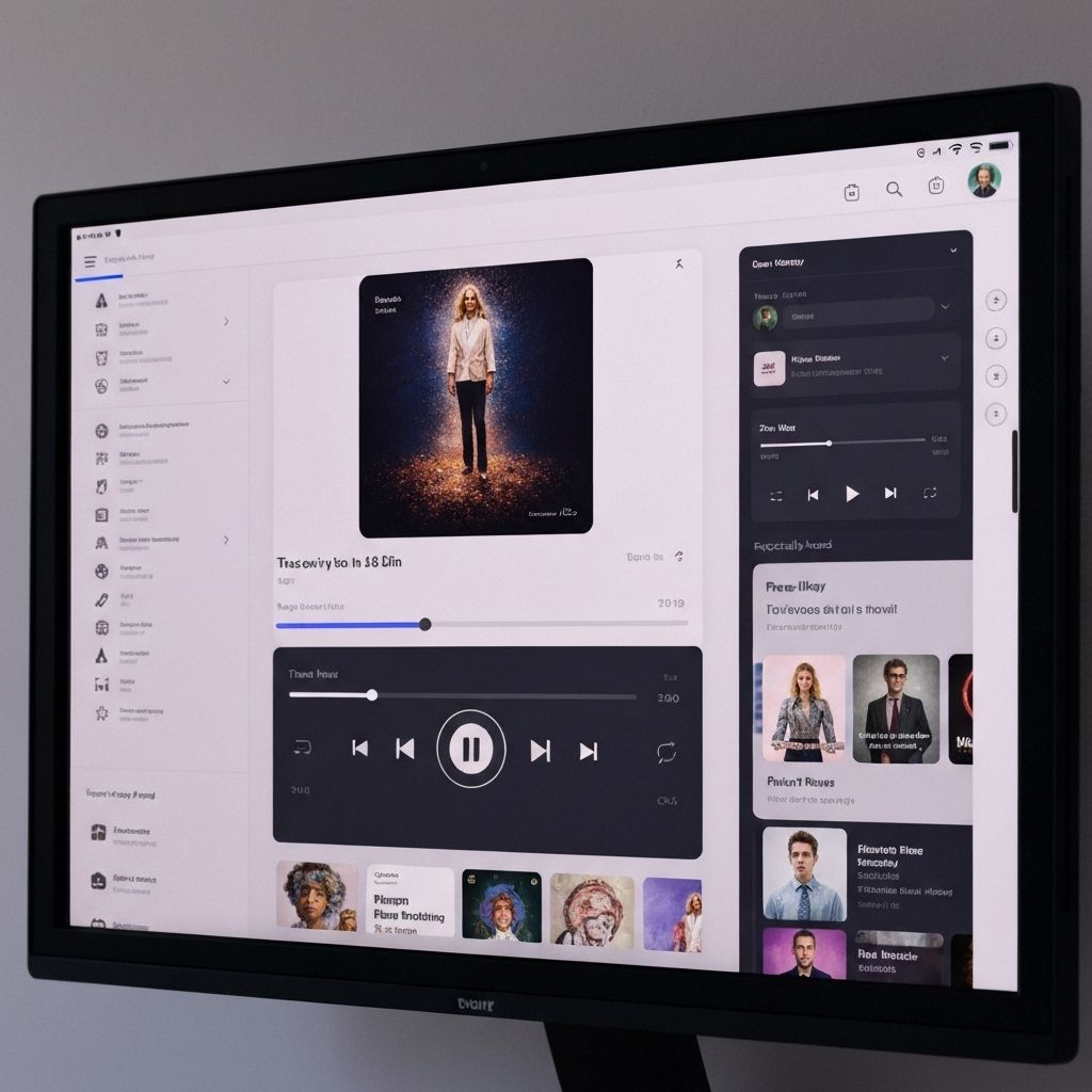 Spotify Clone UI preview