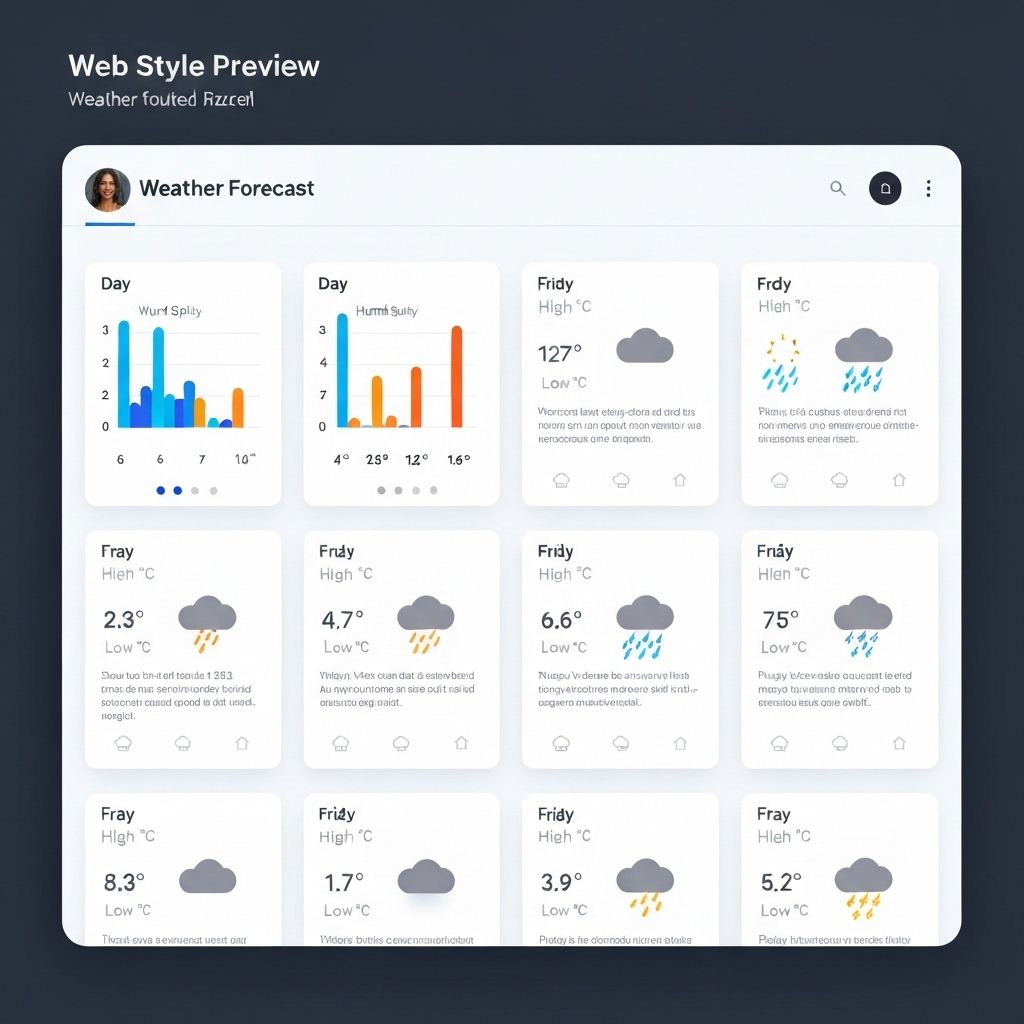 Weather Forecast Application preview